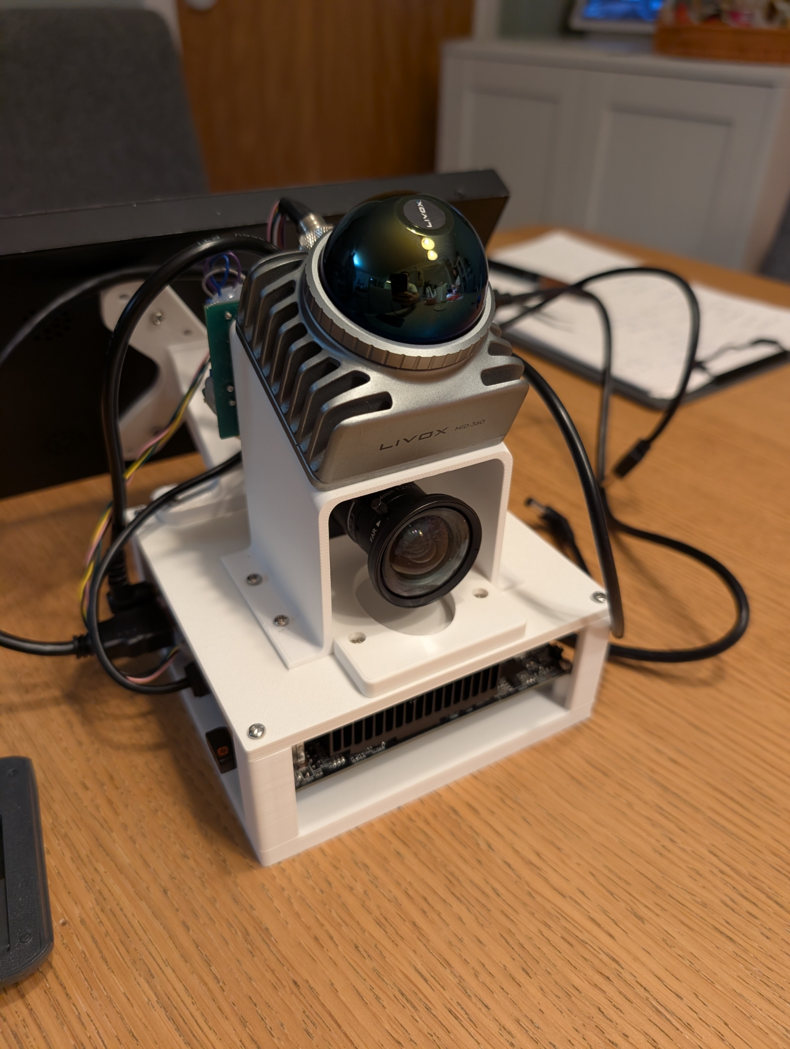 Actual Marine Awareness prototype with LiDAR, forward camera and compact computer